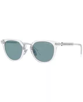 Круглые мужские солнцезащитные очки PRADA