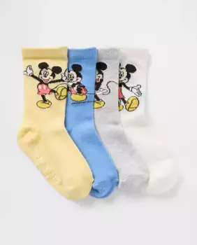 Круглые носки для мальчиков из мягкого и эластичного трикотажа Gap, многоцветный