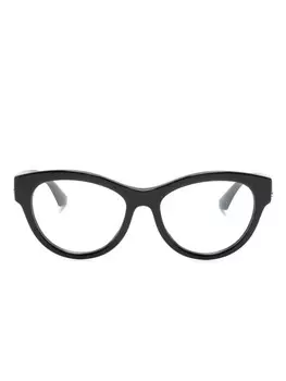 Круглые очки Burberry Eyewear, черный