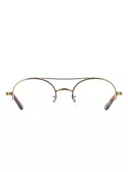 Круглые очки Garrett Leight, золотой