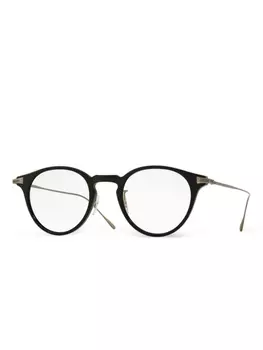 Круглые очки Oliver Peoples, черный