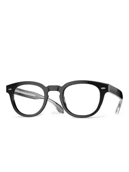 Круглые очки Oliver Peoples, черный