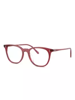 Круглые очки Oliver Peoples, красный