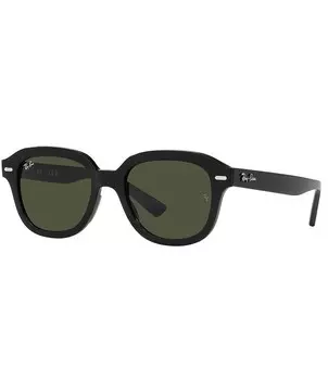 Круглые поляризованные солнцезащитные очки унисекс Ray-Ban Erik 53 мм, черный