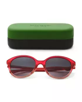 Круглые солнцезащитные очки 55 мм Kate Spade, розовый