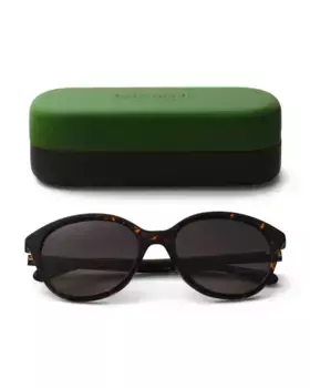 Круглые солнцезащитные очки 55 мм Kate Spade, цвет Havana