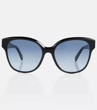 Круглые солнцезащитные очки Celine, черный