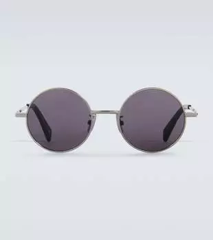 Круглые солнцезащитные очки Celine Eyewear, Shiny Palladium / Smoke