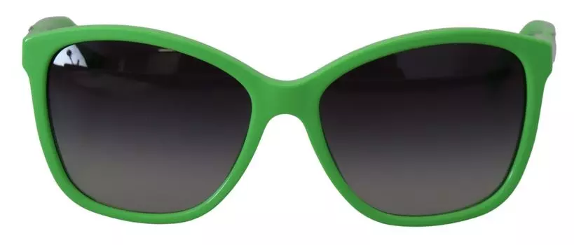 Круглые солнцезащитные очки Chic Green Acetate Dolce & Gabbana, зеленый