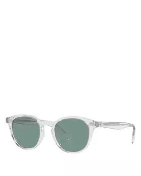 Круглые солнцезащитные очки Desmon, 50 мм Oliver Peoples, цвет Gray