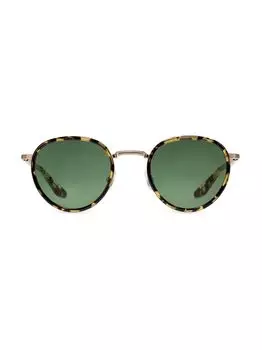 Круглые солнцезащитные очки Echelon 48 мм Barton Perreira, зеленый