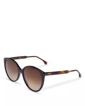 Круглые солнцезащитные очки Fendi Fine, 59 мм Fendi