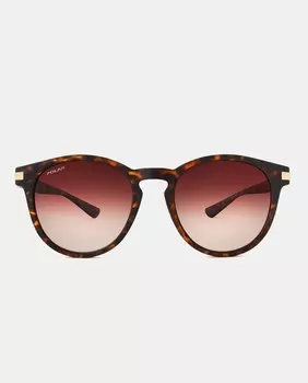 Круглые солнцезащитные очки «гавана» с поляризованными линзами Polar, коричневый