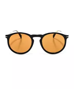 Круглые солнцезащитные очки из ацетата Eyewear By David Beckham, черный