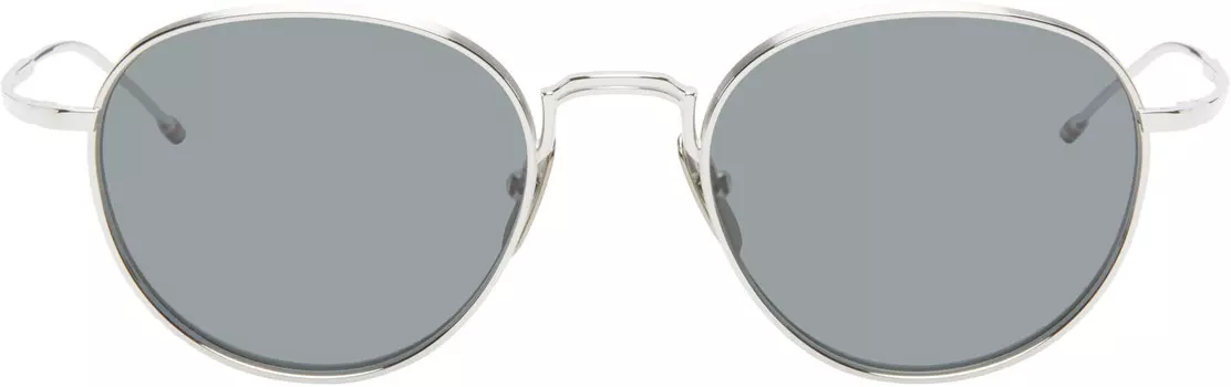 Круглые солнцезащитные очки из титана Thom Browne
