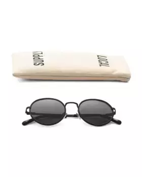 Круглые солнцезащитные очки Local Supply, черный/серый