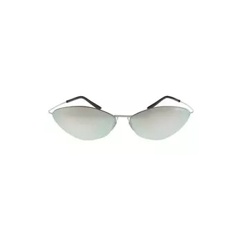 Круглые солнцезащитные очки Malibu BALENCIAGA, серебряный