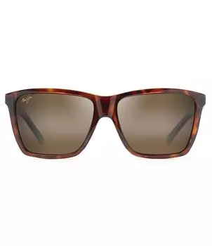 Круглые солнцезащитные очки Maui Jim Cruzem PolarizedPlus2 57 мм, коричневый