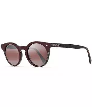 Круглые солнцезащитные очки Maui Jim Upside Down Falls PolarizedPlus2 49 мм, красный