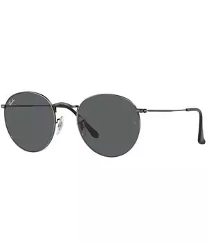 Круглые солнцезащитные очки Ray-Ban унисекс RB3447 50 мм, серый