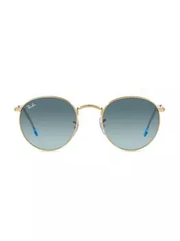 Круглые солнцезащитные очки RB3447 53 мм Ray-Ban, серый