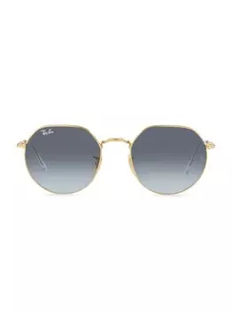 Круглые солнцезащитные очки RB3565 55 мм Ray-Ban, синий