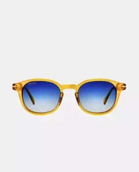 Круглые солнцезащитные очки унисекс с поляризованными линзами Polar, желтый