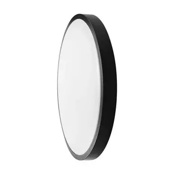 Круглые светодиодные купольные светильники - черные - 420 мм - IP44 - 30 Вт - 3000 люмен - 3000 К V-TAC, черный