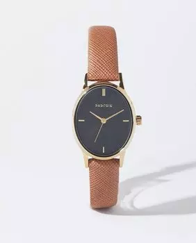 Круглые женские часы Parfois коричневого цвета Parfois, коричневый