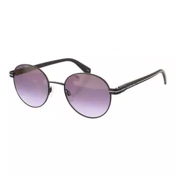 Круглые женские солнцезащитные очки из металла ckj22203s Calvin Klein, черный