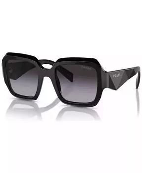 Круглые женские солнцезащитные очки PRADA, черный