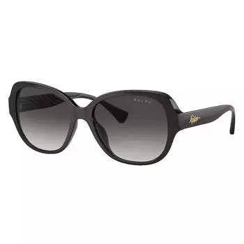 Круглые женские солнцезащитные очки Ralph Lauren RA 5316U 61578G 56 мм, цвет shiny transparent black