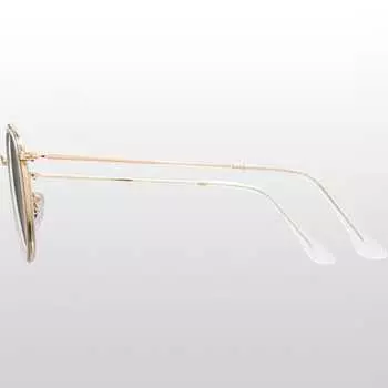 Круглые золотистые солнцезащитные очки Legend с двойным мостом Ray-Ban, цвет Legend Gold/Clear Gradient Grey