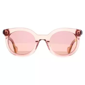Круглый блестящий розовый бордо ML0015 Moncler, розовый