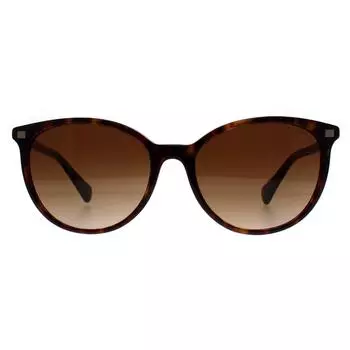 Круглый блестящий темно-коричневый градиент Гаваны RA5296 Ralph by Ralph Lauren, коричневый
