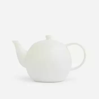 Круглый чайник Bone China Essential El Corte Ingls, белый