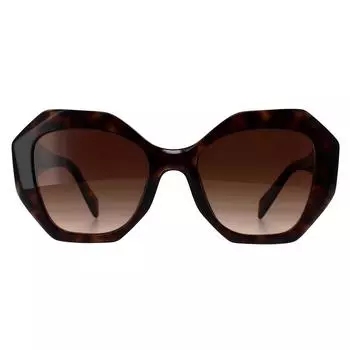 Круглый черепахово-коричневый градиент PR16WS Prada, коричневый