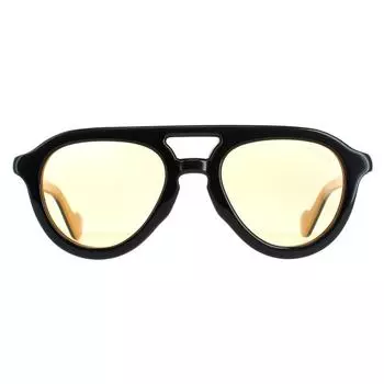 Круглый Черный Коричневый ML0078 Moncler, черный