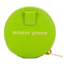 Круглый кошелек-саквояж Mister Green, зеленый