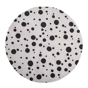 Круглый ковер в горошек для детской комнаты, диаметр 80 см Bloomingville Mini