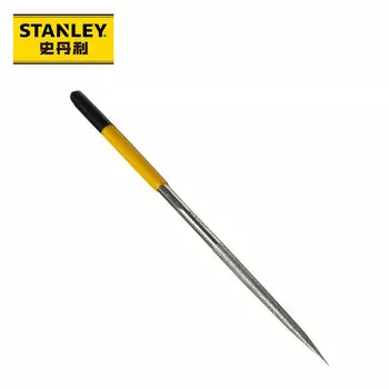 Круглый напильник Stanley с алмазным наконечником 3x140 мм, деревообрабатывающий напильник, пластина, настольный напильник 22-329-23 1 шт.