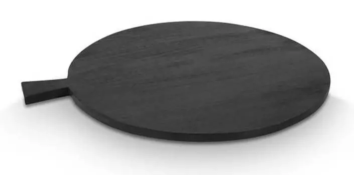 Круглый поднос с ручкой Vtwonen, черный