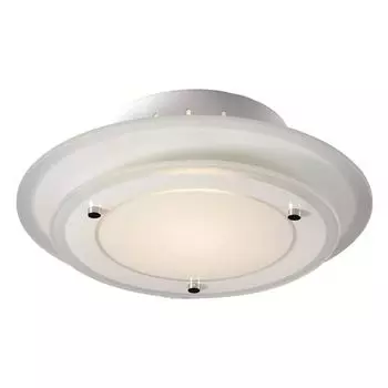 Круглый потолочный светильник 22 см G9 белый 2700 К 690 лм стеклянный металлический малобликовый потолочный светильник для прихожей Licht-Erlebnisse