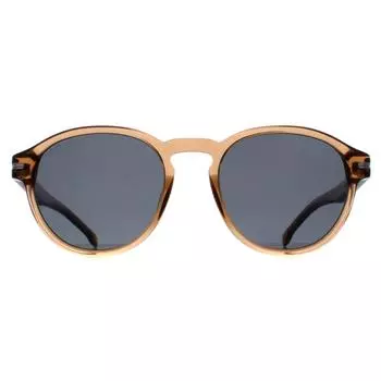 Круглый Прозрачный Коричневый Серый BOSS 1506/S Hugo Boss, коричневый