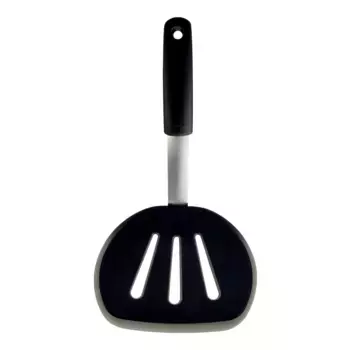 Круглый шпатель с прорезями Good Grips Oxo, черный