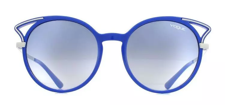 Круглый Синий Градиент Голубой Зеркальный Серебристый VO5136S Vogue, синий