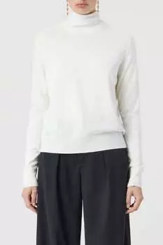 КРУГЛЫЙ ВЫРЕЗ С ДЛИННЫМ РУКАВОМ CLOSED, белый