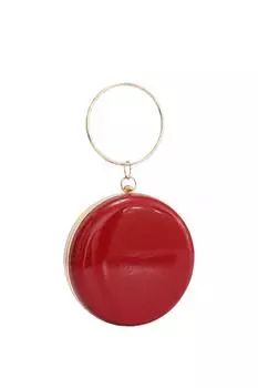 Круглый вечерний клатч Daira Fontanella Fashion, красный