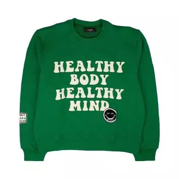 Круглый вырез Amiri Healthy Body, зеленый
