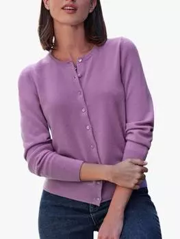 Круглый вырез Pure Collection, фиолетовый